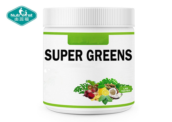 China Bespoke Flavor Digestive Enzymes Probiotics Superfood Greens Blend Powder with Spirulina Chlorella supplier